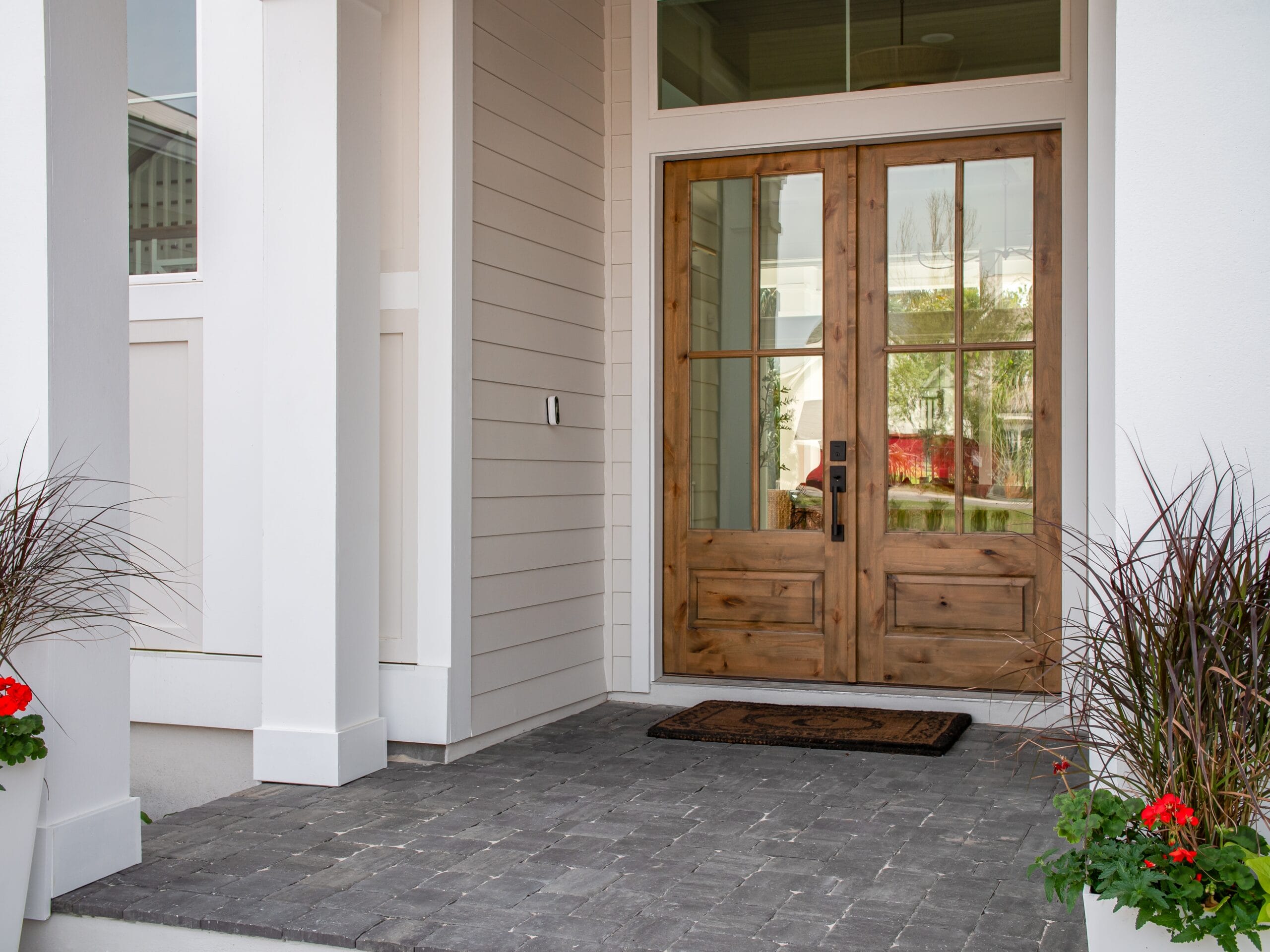 new,luxury,beach,home,front,entryway