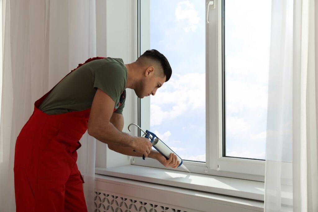 window caulking calfeutrage de fenêtre (1)